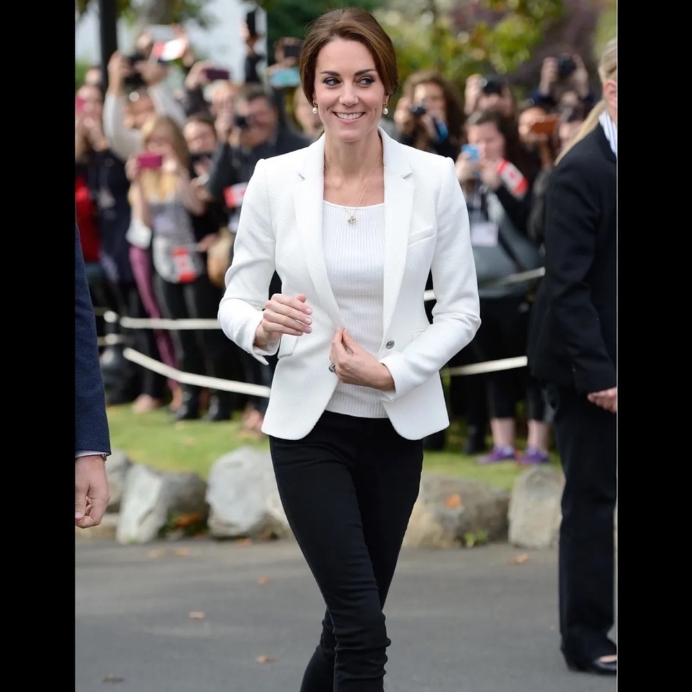 Zara waffle blazer ASO Kate Middleton- M